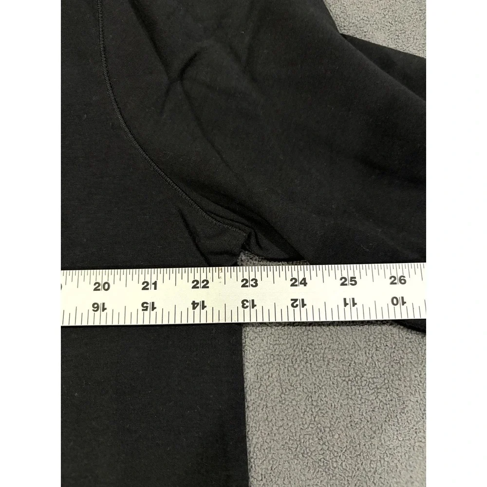 Polo Ralph Lauren Pullover Sweater Mens Medium Black Cotton Long Sleeve 1/4 Zip